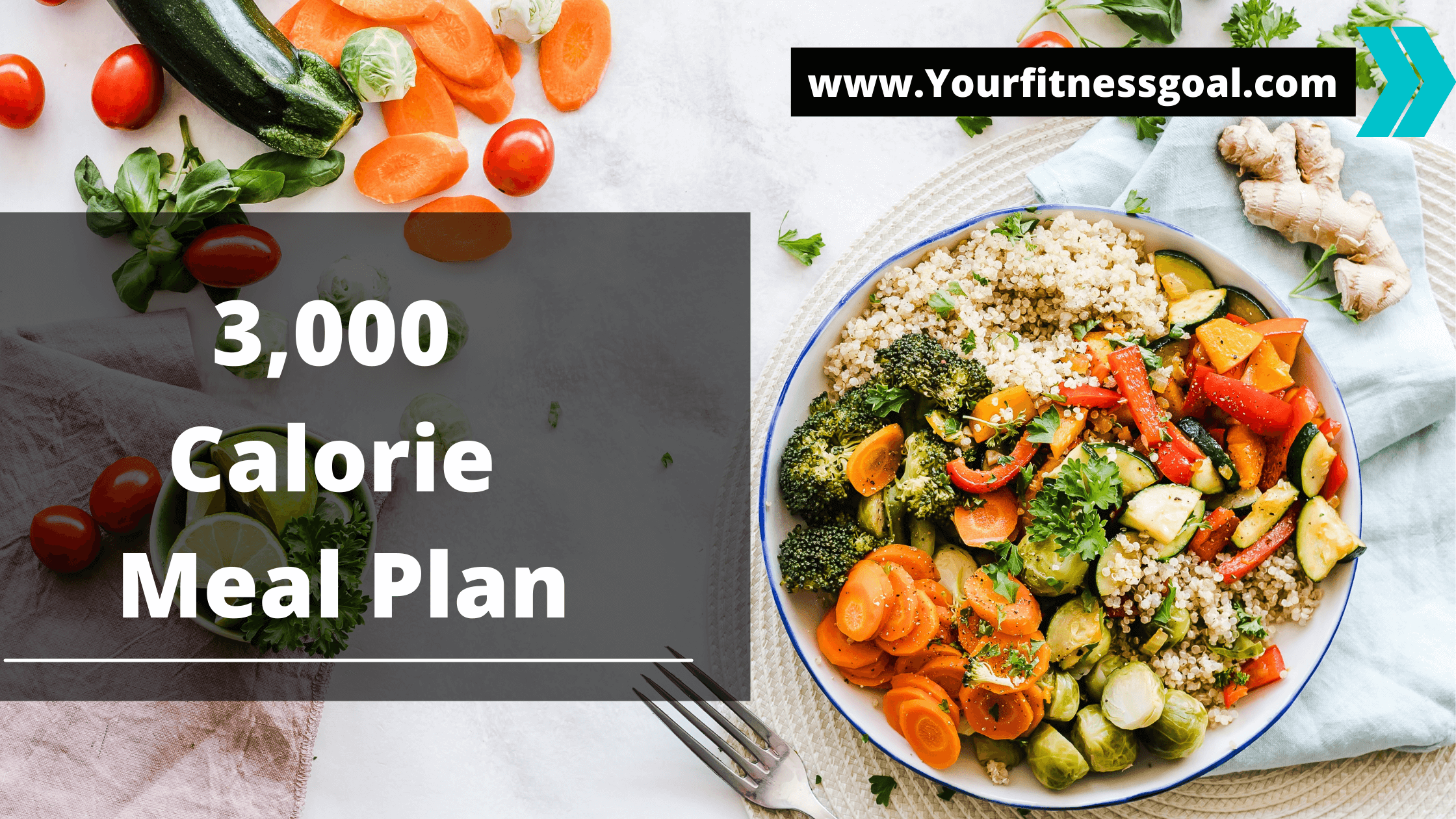 3000 calorie meal plan